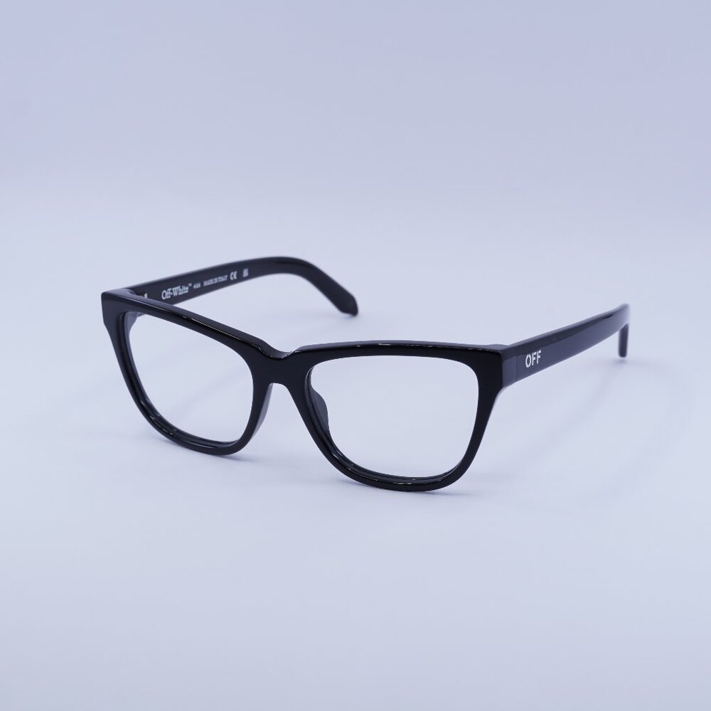 Off-White OERJ07A STYLE 7A 1000 Eyeglasses Black 56mm Cat Eye Frame